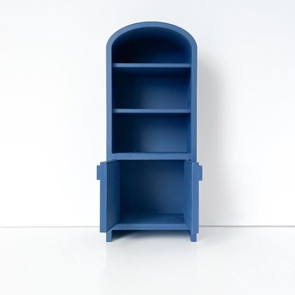 Armoire for Dolls 1:6 Scale Navy Blue Furniture 12” Barbie Integrity Blythe - Picture 6 of 7